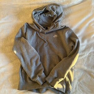 Gray Nike hoodie